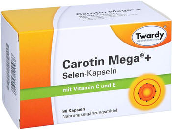 Twardy Carotin Mega + Selen Kapseln (90 Stk.)