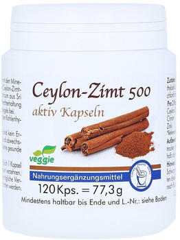 Pharma Peter Ceylon-Zimt 500 Kapseln (120 Stk.)
