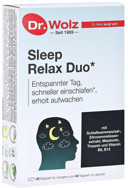 Dr. Wolz Sleep Relax Duo Kapseln (60Stk.)