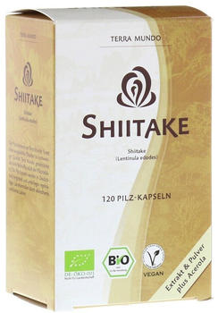 Terra Mundo Shiitake Vitalzpilz Kapseln (120Stk.)