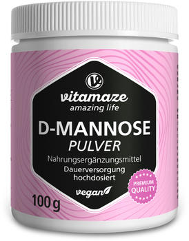Vitamaze D-Mannose hochdosiert vegan Pulver (100g)
