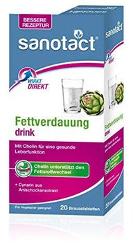 sanotact Fettverdauungs-Drink Brausetabletten (20Stk.)