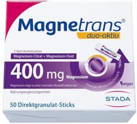 PZN-DE 14367603, Magnetrans duo-aktiv 400 mg Sticks 50 St Granulat, Grundpreis: