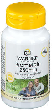 Warnke Gesundheit Bromelain 250mg Kapseln (100 Stk.)