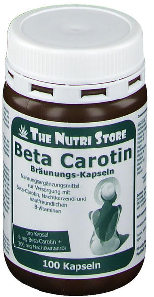 Hirundo Products Beta Carotin 8mg Bräunungskapseln (100 Stk.)