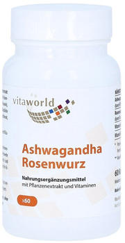 Vita World GmbH Ashwagandha Rosenwurz Kapseln (60 Stk.)
