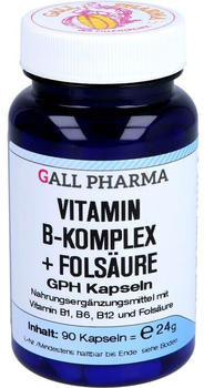 Hecht Pharma Vitamin B Komplex + Folsäure GPH Kapseln (90 Stk.)