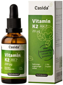 Casida Vitamin K2 Tropfen MK-7-200µg (50ml)