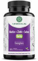 VIRISOLIS Biotin-Zink-Selen FORTE 12 Mon. Vegan 365 St