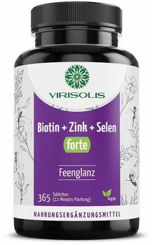 Better Foods Virisols Biotin + Zink + Selen forte Kapseln (365 Stk.)