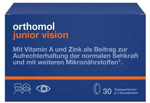 Orthomol Junior Vision Kautabletten (30 Stk.)