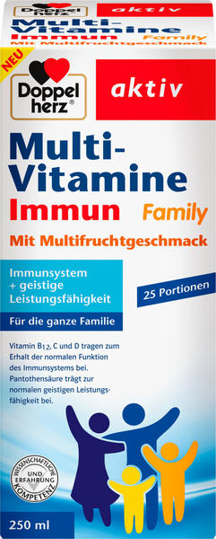 Doppelherz Multi-Vitamine Immun Family flüssig (250ml)