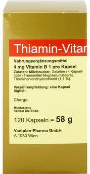 FBK-Pharma Thiamin Vitamin B1 Kapseln (120 Stk.)