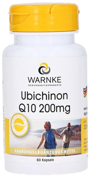 Warnke Gesundheit Ubichinon Q10 200mg Kapseln (60 Stk.)