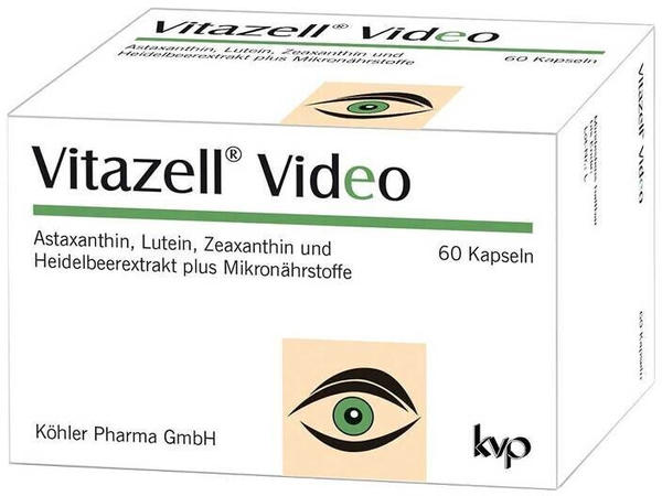 Köhler Pharma Vitazell Video Kapseln (60 Stk.)