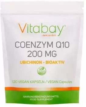 Vitabay Coenzym Q10 Ubichinon Komplex 200mg Kapseln (120 Stk.)