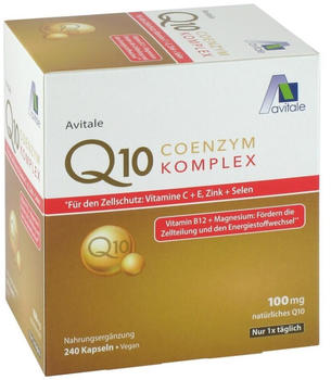 Avitale Coenzym Q10 100mg Kapseln + Vitamine + Mineralstoffe Kapseln (240 Stk.)