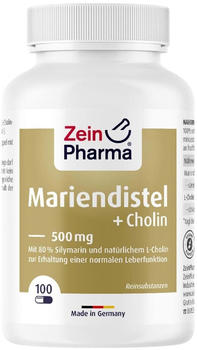 ZeinPharma Mariendistel + Cholin 500mg Kapseln (100 Stk.)