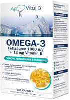 Apovitalia Omega-3 Fetts&auml;uren 1000mg+12m 100 St