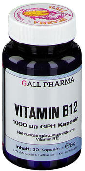 Gall Pharma Vitamin B12 1000&micro;g Kapseln (30 Stk.)