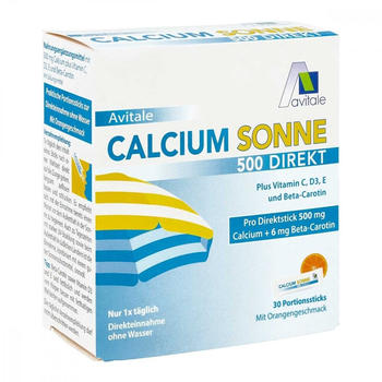 Avitale Calcium Sonne 500 Direkt Pulver (30 Stk.)