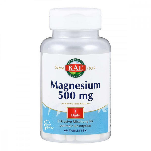 Supplementa Magnesium 500mg Tabletten (60 Stk.)