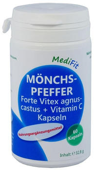 ApoFit Mönchspfeffer Forte + Vitamin C Kapseln (60 Stk.)