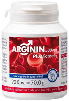Pharma Peter Arginin 500 mg Plus Kapseln (90 Stk.)