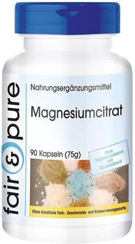 Fair & Pure Magnesiumcitrat Kapseln (90 Stk.)
