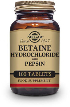 Solgar Betaine Hydrochloride with Pepsin (100 tabs)