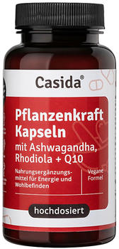 Casida Ashwagandha + Rhodiola + Q10 Pflanzenkraft Kapseln (90 Stk.)
