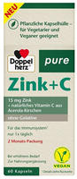 PZN-DE 17215408, Doppelherz Zink+c pure Kapseln 60 St, Grundpreis: &euro; 186,-...