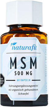 Naturafit MSM 500mg Kapseln (60 Stk.)