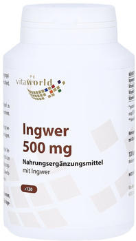 Vita World GmbH Ingwer 500mg Kapseln (120 Stk.)