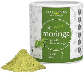 Amazonas Naturprodukte Moringa 100% Bio Pulver Pur (200g)