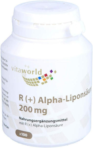 Vita World GmbH R(+) Alpha-Liponsäure 200 mg Kapseln (100 Stk.)