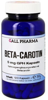 Hecht Pharma Beta-Carotin 5mg GPH Kapseln (120 Stk.)