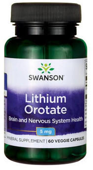 Swanson Lithium Orotate 5mg Kapseln (60 Stk.)