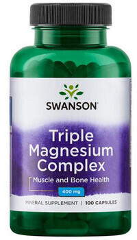 Swanson Triple Magnesium Komplex Kapseln (100 Stk.)
