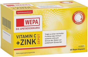 Wepa Vitamin C + Zink Kapseln (60 Stk.)