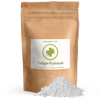 vitalundfitmit100 Collagen Hydrolysat Pulver (500g)