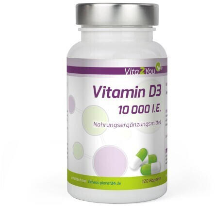 Vita2You Vitamin D3 10.000 IE Kapseln (120 Stk.)