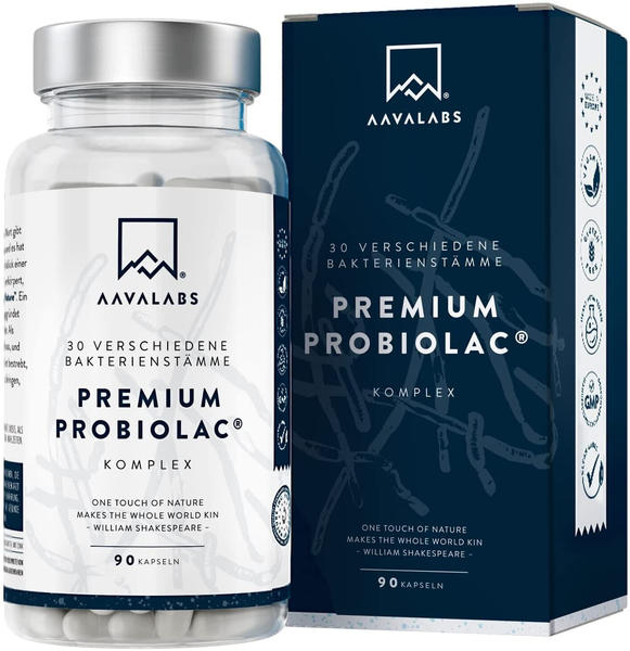 Aavalabs Premium Probiolac Komplex Kapseln (90 Stk.)