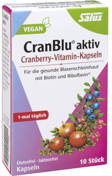 Salus Pharma Cranblu Aktiv Cranberry-Vitamin-Kapseln (10 Stk.)