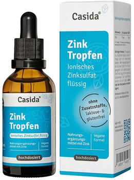 Casida Zink Tropfen - Ionisches Zinksulfat (50ml)