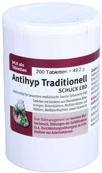 Schuck Antihyp Traditionell Schuck EBD Tabletten (200 Stk.)