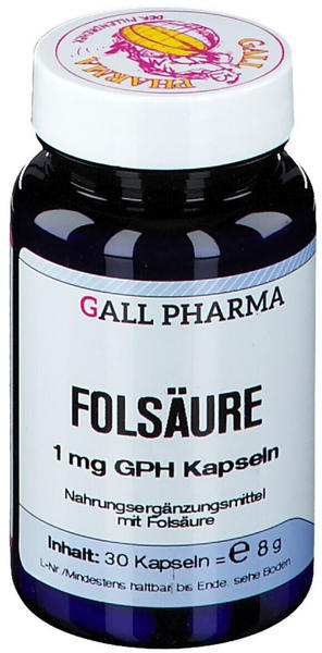 Gall Pharma Folsäure 1 mg GPH Kapseln (30 Stk.)