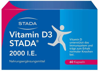 Stada Vitamin D3 Stada 2000 I.E. Kapseln (60 Stk.)