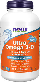Now Foods Ultra Omega 3-D Weichkapseln (180 Stk.)
