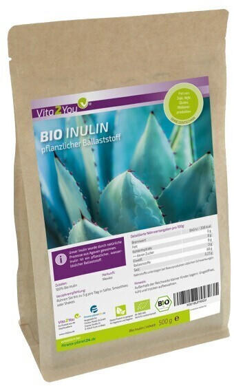 Vita2You Bio Inulin Pulver (500g)